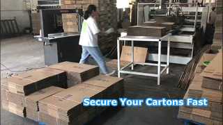 판지 상자 진열장을 위한 달아서 기계 PP 삼실 포장