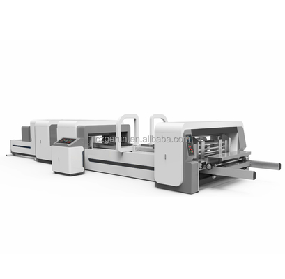 품질  Advanced Automatic Folder Gluer Stitcher Machinery Multi Function 공장