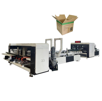 QZD-2600은 통 중첩기 접착기 기계 완전 자동을 주름지게 했습니다