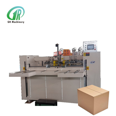 6HP 세미오토는 1분에 카톤 박스 스티칭머신 400 조각을 주름지게 했습니다