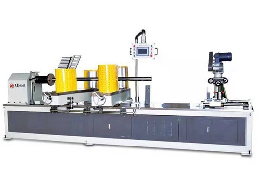 Tz-200 종이 튜브 만드는 기계 네 머리 Cnc 단일 칼