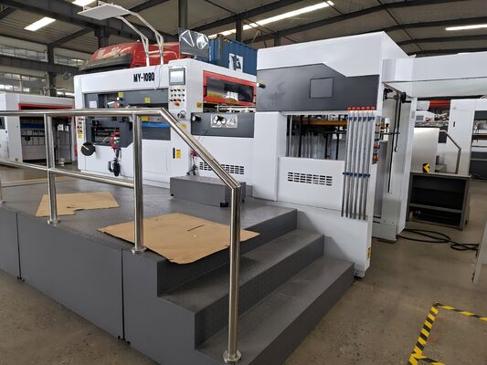 MY1080 화이트 골판지 상자 다이 커팅 크리징 기계