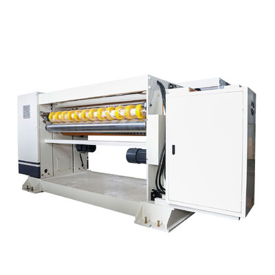 종이 절단 정확성 유니폼 ±1mm 비일률 ±2mm 코러브 카드보드 생산 라인 컴퓨터 제어 나선형 크로스 커터 및 장비 NC 커터