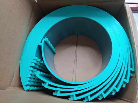 로터리 도어 절단용 폴리우레탄 PU 인빌 커버 깨끗 한 도어 절단 제품을 보장 기계 서비스 수명 및 열 마모 저항을 확장