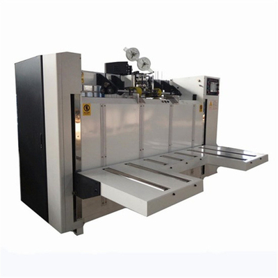 6HP 세미오토는 1분에 카톤 박스 스티칭머신 400 조각을 주름지게 했습니다